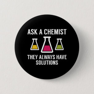 Ein Chemist gefragt Button