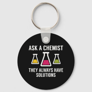 Ein Chemist gefragt Schlüsselanhänger