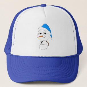 ein Chibi-Schneemann Truckerkappe