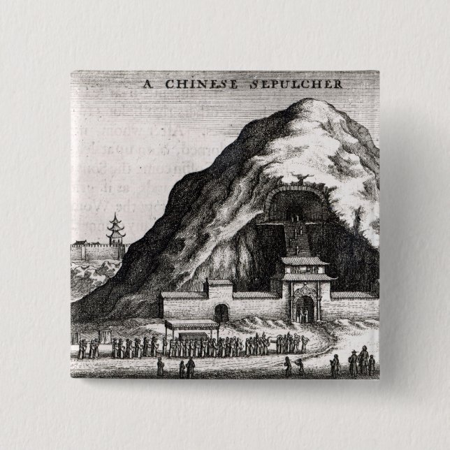 Ein chinesischer Sepulcher, 1669 Button (Vorderseite)
