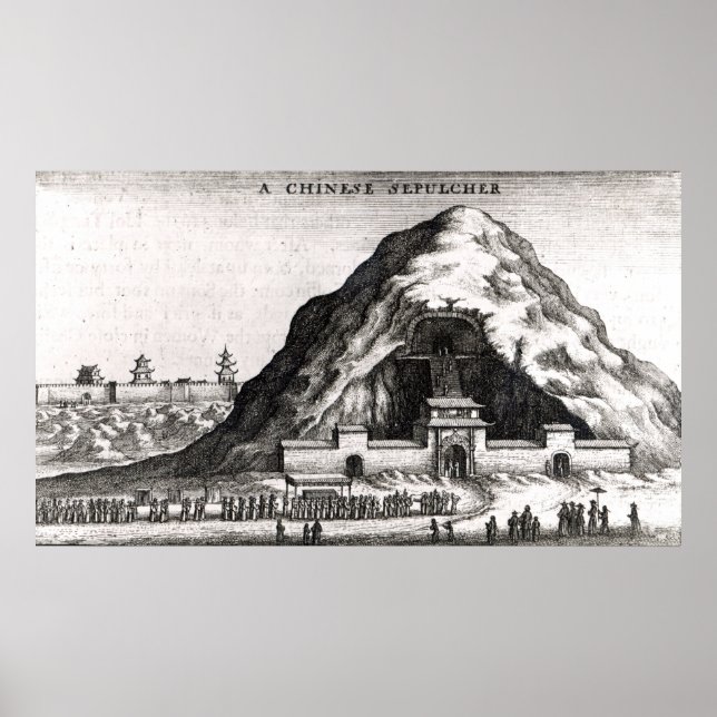 Ein chinesischer Sepulcher, 1669 Poster (Vorne)