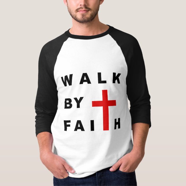 Ein Christliches Bibelangebot des Glaubens T-Shirt (Vorderseite)