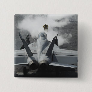 Ein Cockpit signalisiert eine F/A-18F Button
