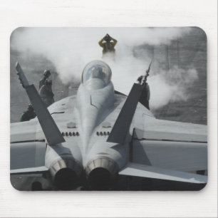 Ein Cockpit signalisiert eine F/A-18F Mousepad