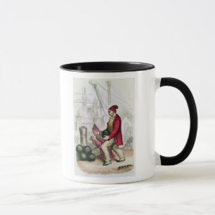 Ein Convict in der Toulonstrafkolonie Tasse