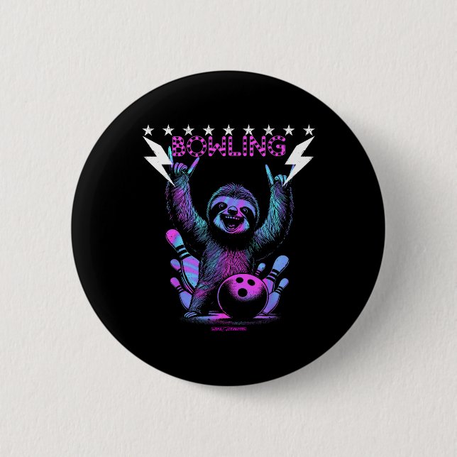 Ein Cooler Bowling mit Blitzschlag Button (Vorderseite)
