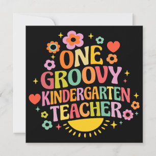 Ein cooler Kindergartenlehrer Einladung