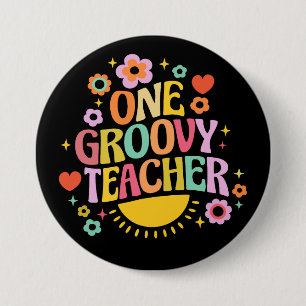 Ein cooler Lehrer Button