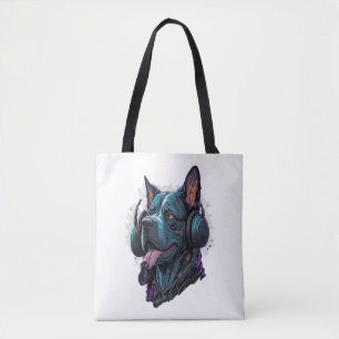 Ein cooler Musikhund Tasche