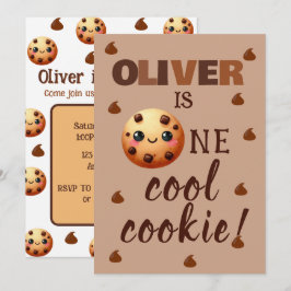 Ein Cooles Cookie 1. Geburtstag Ankündigung