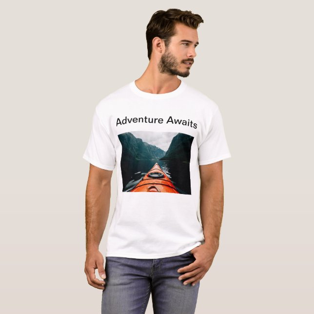 Ein cooles Shirt für das Abenteuerleben der Mensch (Vorne ganz)