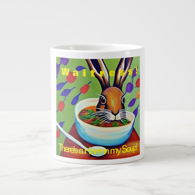 Ein Cup für guten Spaß am Morgen! Jumbo-Tasse (Vorderseite)