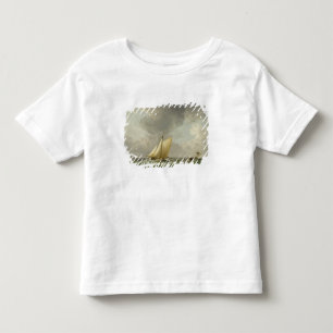 Ein Cutter in einer starken Brise (Öl auf Kupfer) Kleinkind T-shirt