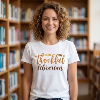 Ein dankbarer Bibliothekar zum Erntedankfest T-Shirt