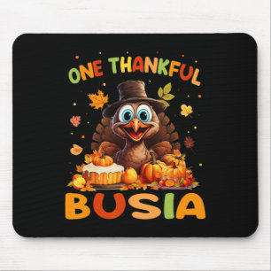 Ein dankbarer Busia Graphic Fall Erntedank Mousepad