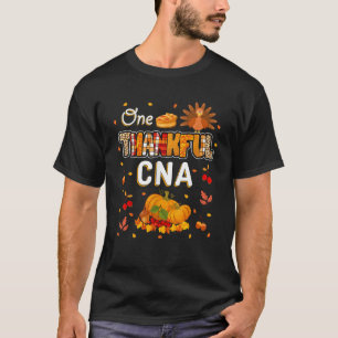 Ein dankbarer CNA-Herbstlaub Herbst CNA Thanksgivi T-Shirt