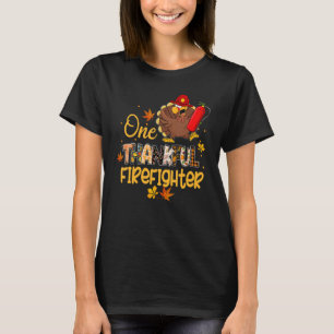 Ein dankbarer Feuerwehrmann Türkei Pilgrim Hat Dan T-Shirt