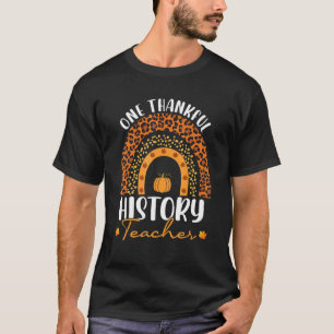 Ein dankbarer Geschichtslehrer Regenbogen-Leopard T-Shirt