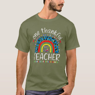 Ein dankbarer Lehrer Hispanic Heritage Monat Count T-Shirt