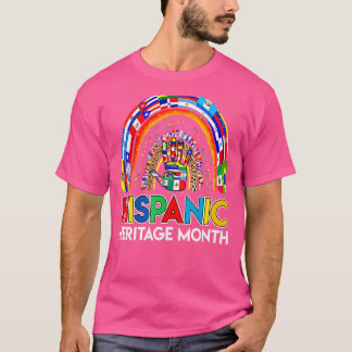Ein dankbarer Lehrer Hispanic Heritage Monat Count T-Shirt