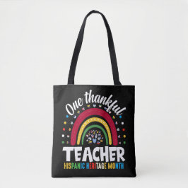 Ein dankbarer Lehrer Hispanic Heritage Monat Flagg Tasche