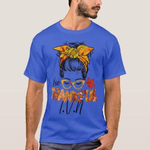 Ein dankbarer LVN Nurse chaotischen Buschfall Herb T-Shirt