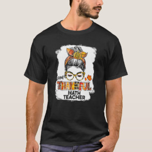 Ein dankbarer Mathematiklehrer Erntedankfest Liebe T-Shirt