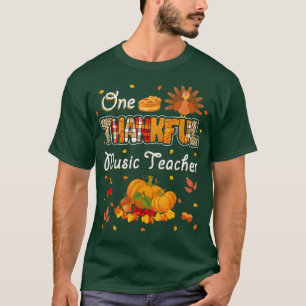 Ein dankbarer Musiklehrer Herbstlaub Herbst als T-Shirt