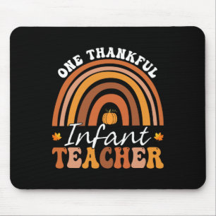 Ein dankbarer Säugling Lehrer Groovy Erntedank Ra Mousepad