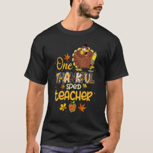 Ein dankbarer Sped Teacher Türkei Pilgrim Hat dank T-Shirt