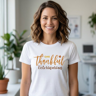 Ein dankbarer Tierarzt zum Erntedankfest T-Shirt