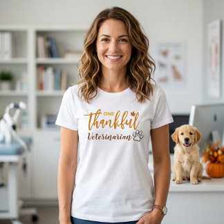 Ein dankbarer Tierarzt zum Erntedankfest T-Shirt
