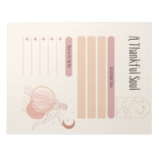 Ein dankbares Soul-Notepad Notizblock