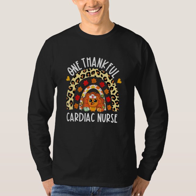 Ein dankenswerter Herzkranz Türkei Rainbow Thanksg T-Shirt (Vorderseite)