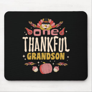 Ein dankenswertes Grandson T-Shirt Herbst Herbst E Mousepad