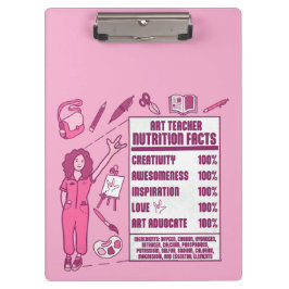 Ein Dankeschön an Kunstlehrer - Perfektes Geschenk Klemmbrett