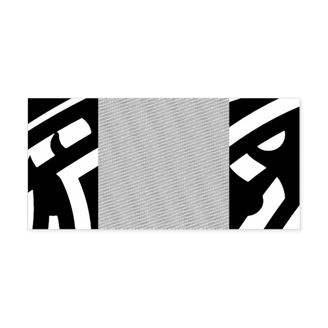 Ein dekoratives Paisley-Design mit lebhaftem Rot u Permastempel (Design)