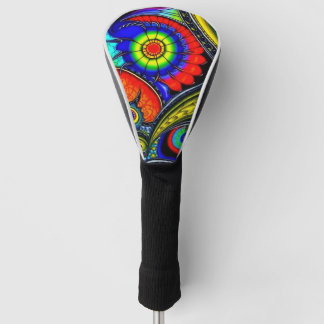 Ein dekoriertes Golfschlägercover Golf Headcover