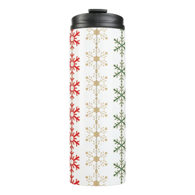 Ein Design, das der warmen Winterstimmung der Summ Thermosbecher (Vorderseite)