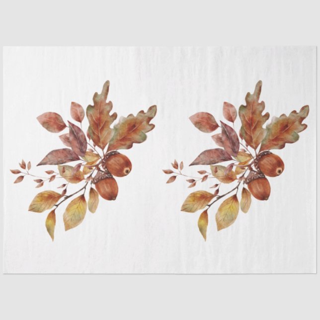 Ein Design für Herbst und Blumen 45 Seidenpapier (Vorderseite)