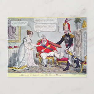 Ein deutsches Geschenk für das Ochsen des Löwen Postkarte