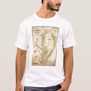 Ein Diagramm des Chesapeakes und der T-Shirt