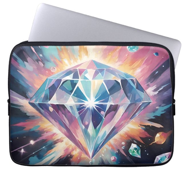Ein Diamant im All Laptopschutzhülle (Vorderseite)