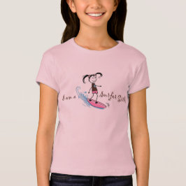 Ein die Brandungs-Mädchen-" T - Shirt des Mädchens