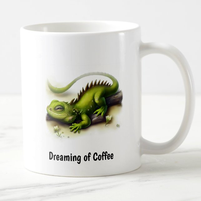 Ein digitales Bild einer Niedlichen Iguana Kaffeetasse (Von Creator hochgeladen)