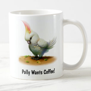 Ein digitales Bild eines großen Mitchell-Kakados Kaffeetasse