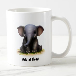 Ein digitales Bild eines Niedlichen Elefanten Kaffeetasse