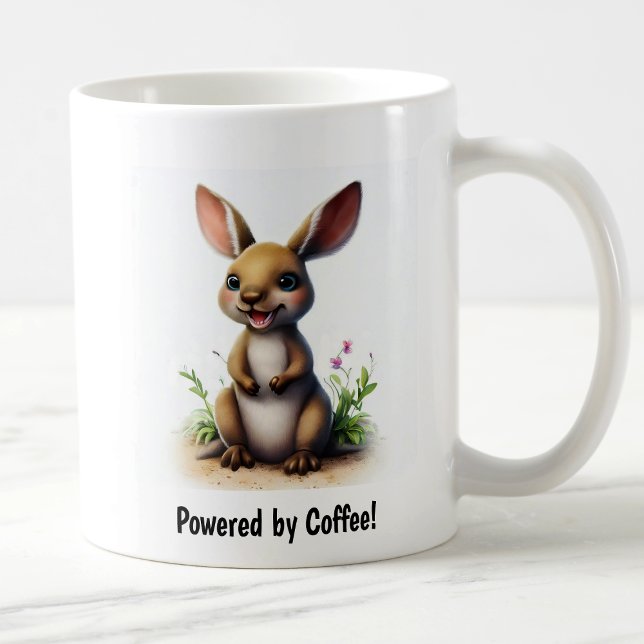 Ein digitales Bild eines Niedlichen Kangaroo Kaffeetasse (Von Creator hochgeladen)