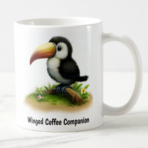 Ein digitales Bild eines Niedlichen, mit Keel-Schr Kaffeetasse