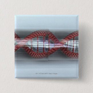 Ein DNS-Strang in einer Kapsel Button